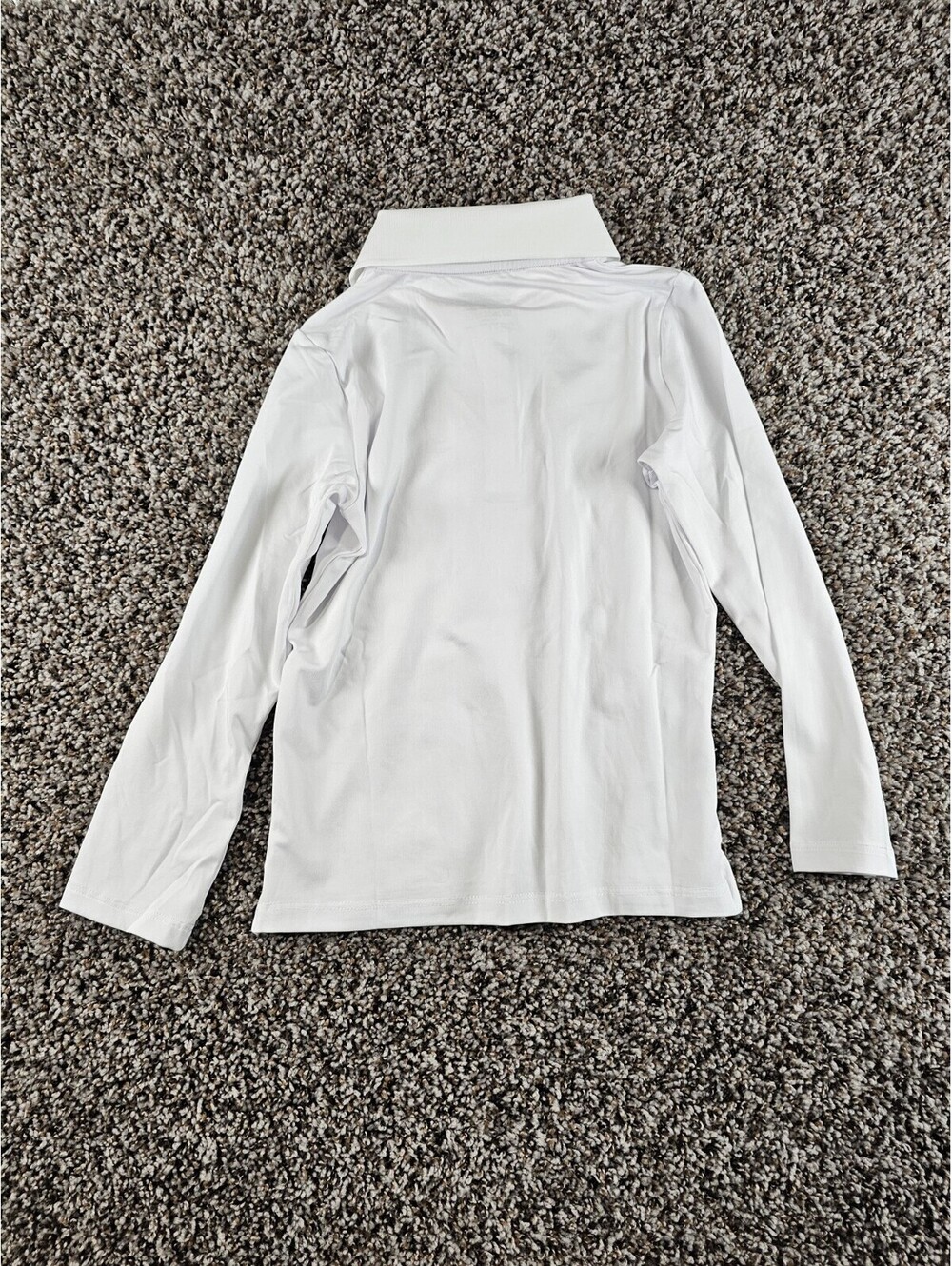 Liberty Pro Boys Sz XS Long Sleeve Polo Shirt Performance White NEW - Picture 3 of 3